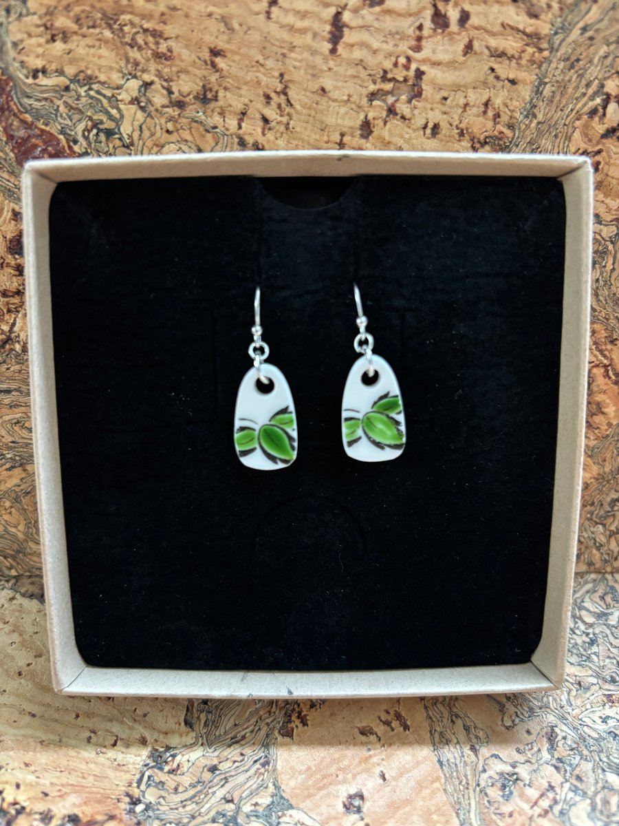 Handmade Earrings, Unique Earrings, Vintage, Eco Friendly Christmas Gifts.