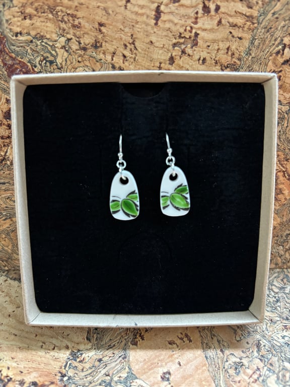 Handmade Earrings, Unique Earrings, Vintage, Eco Friendly Christmas Gifts.