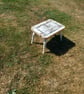 small occasional table with french engraving - Image 3