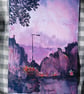 Smithdown at dusk watercolour print - Image 4