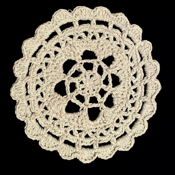 Doily, Crochet Doily, Dollies, Candle Mat, Table protector, Tea Pot Doily