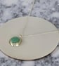Amazonite Sterling Silver Halo Necklace - Image 5