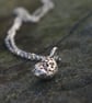  Recycled Silver and Gold Pebble Necklace  - Image 4