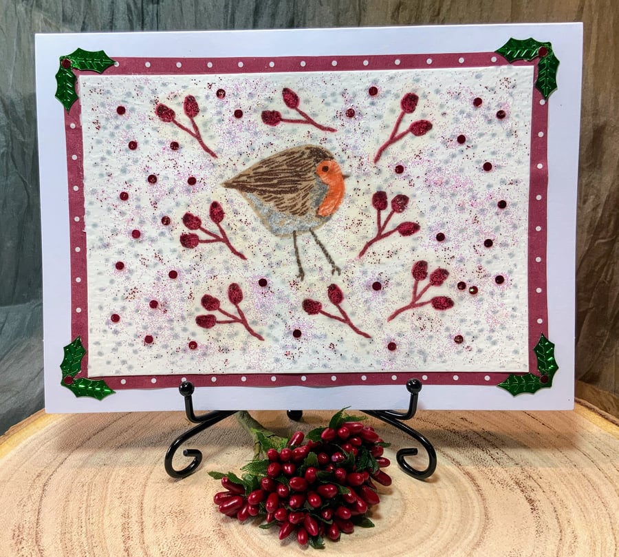 Robin Christmas Card.