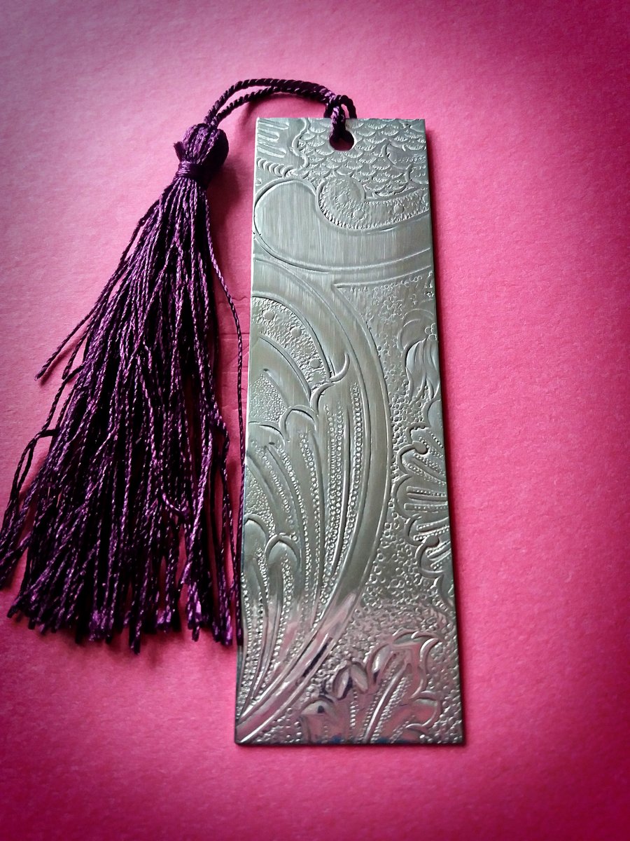 Pewter bookmark