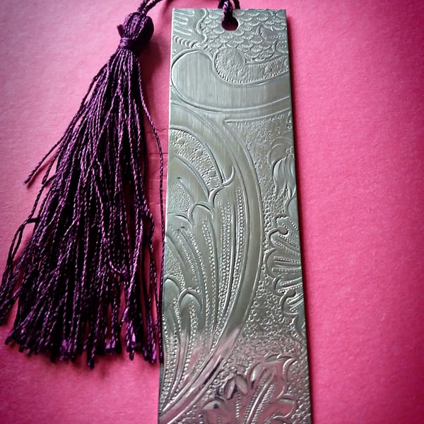 Pewter bookmark