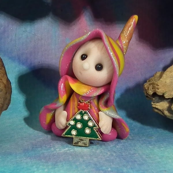 Sale Tiny Gnome 'Lena' with tree Ann Galvin