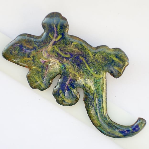 large brooch - lizard no2