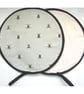 Pair of Aga Hob Lid Mats Pads Hats Round Covers With Loops Sophie Allport Bees - Image 3