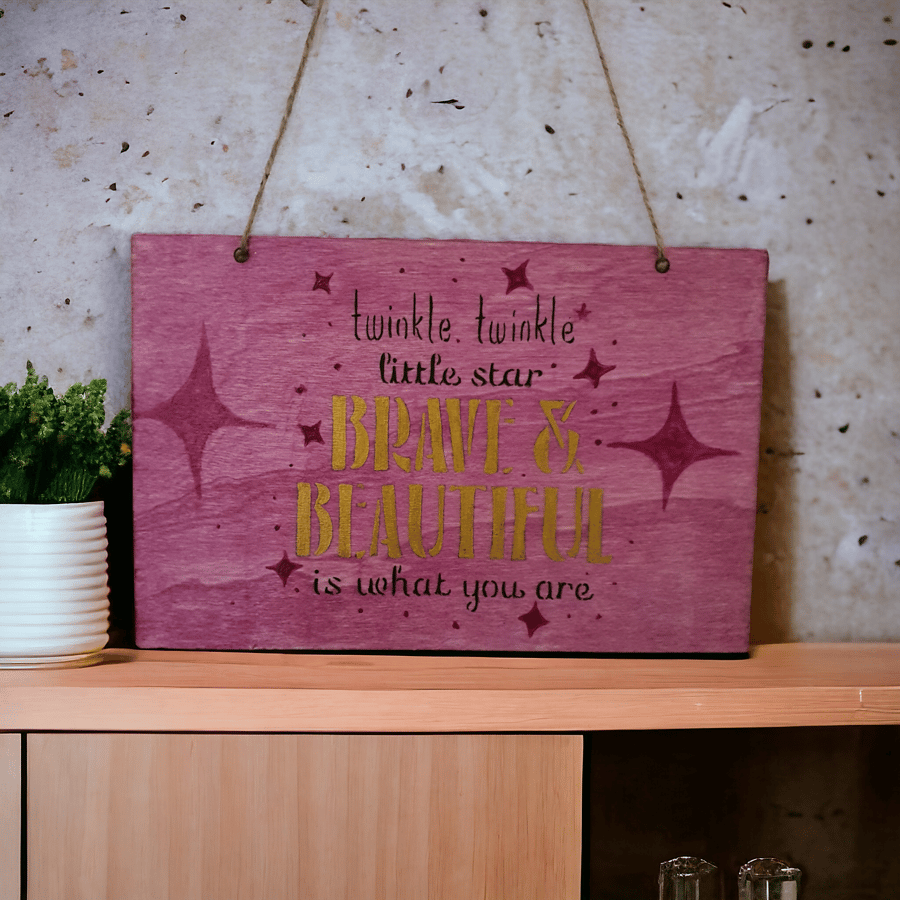 Handpainted wall sign