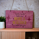 Handpainted wall sign