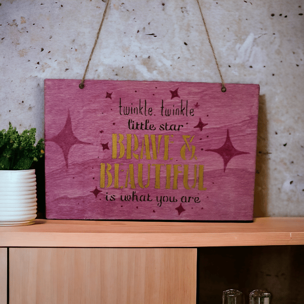 Handpainted wall sign