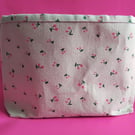 Cherry print Fabric Basket