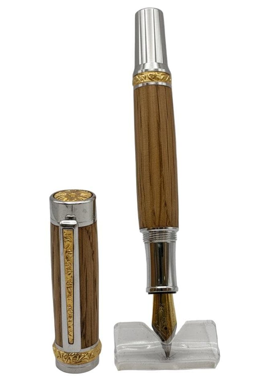 Bounty Fountain Pen - Jack Daniels Oak Barrel