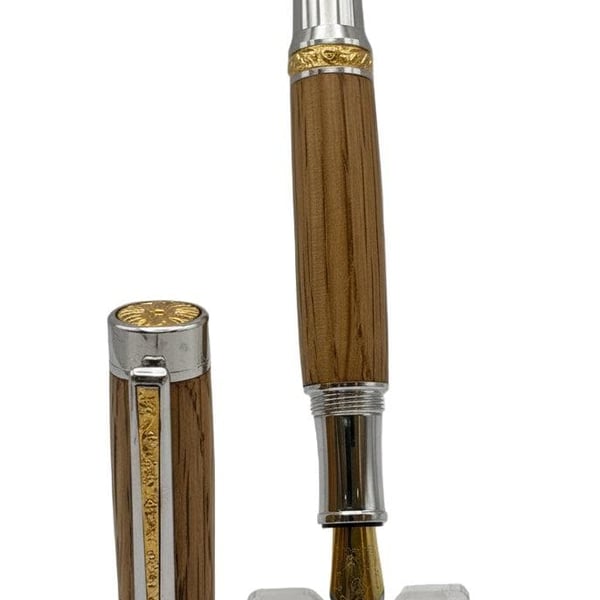 Bounty Fountain Pen - Jack Daniels Oak Barrel
