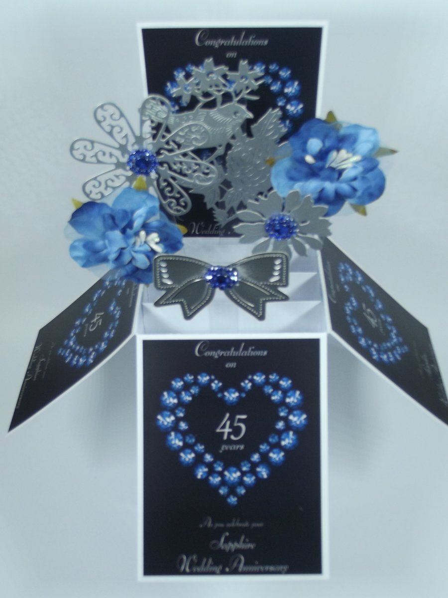 45th  Wedding Anniversary Card