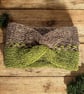 Knitted Two Colour Braided Ear Warmer - Image 3