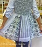 Kokopelli smock shirt dress with silk painted panel - Image 3