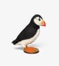 Needle felted mini puffin model, woollen sculpture - Folksy