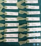 Personalised Flat Lay Wedding Place Names - Custom Name Cards