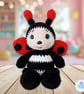 Crochet ladybird soft toy. Ladybird plushie. Ladybird toy. UKCA tested soft toy. - Image 3