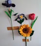 Handmade Felt Iris Flower - Image 6
