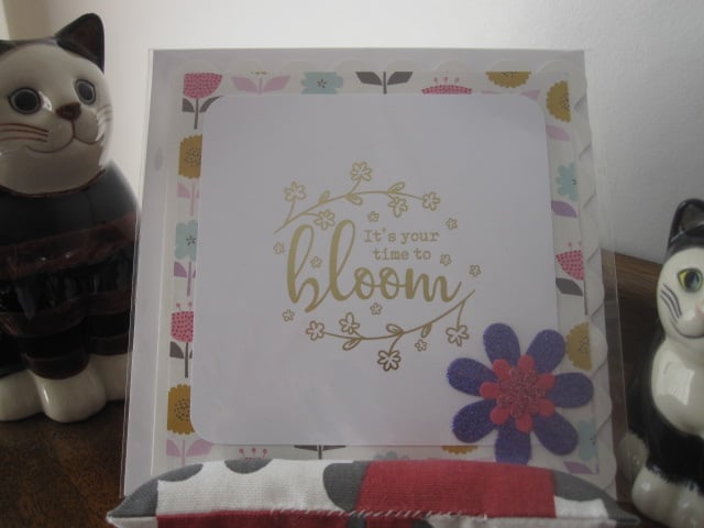 Quote Greetings Card - It's Your Time to Bloom