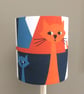 MIEOW ! FUN Cat Kitten Retro Style Swedish Fabric Lampshade - Image 10