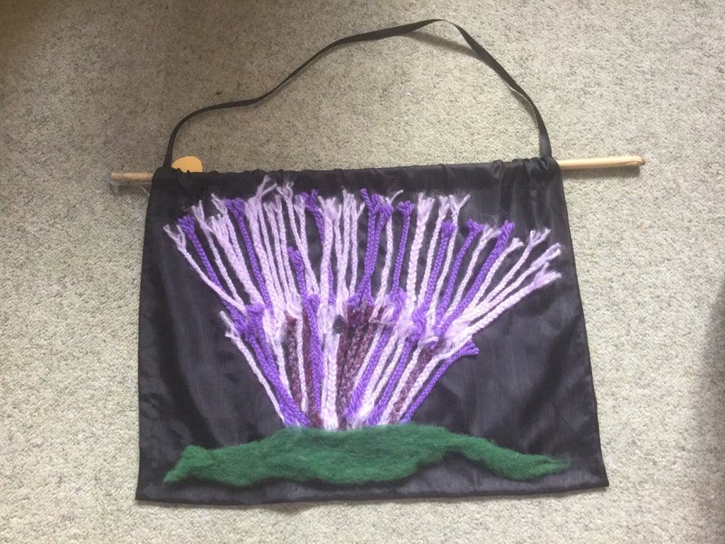 Lavender wall hanging 