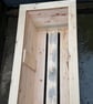 Handmade Wooden Train Planter Set  Rustic Garden Train  Outdoor Wooden Planter - Image 8