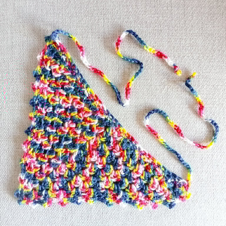 CROCHET Ladies Jeans Ombre Bandana