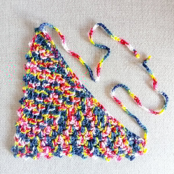 CROCHET Ladies Jeans Ombre Bandana