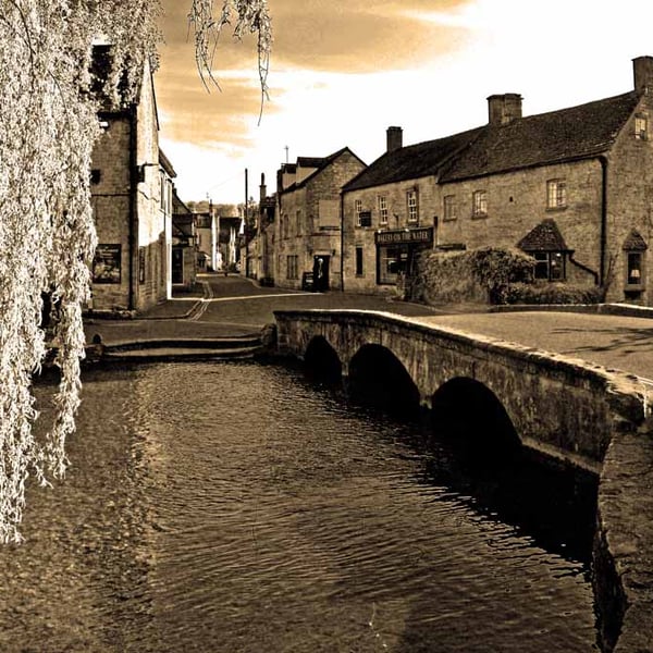 Bourton On The Water Cotswolds Photograph Print