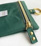 Waterproof Dog Treat Bag Pouch with GOLD hardware - NAVY BLUE - Image 9