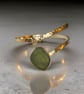 Gold Sea Glass Wrap Bangle - Image 1