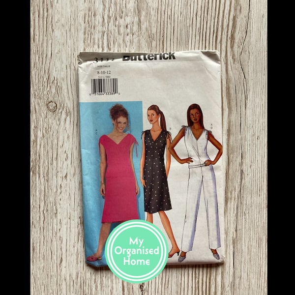 Butterick 3111 sewing pattern, sizes 8-12 - unused pattern, in factory folds