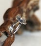 Silver Flower Band Ring - Sterling Silver- Stacking Ring - Made to Order  - Image 3