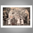 The Betrayal - Framed Giclée Art Print Gothic, Fairy Tale, Wedding Party