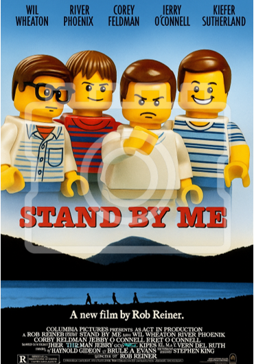 Stand By Me LEGO Movie Poster Print – A4 Art Print