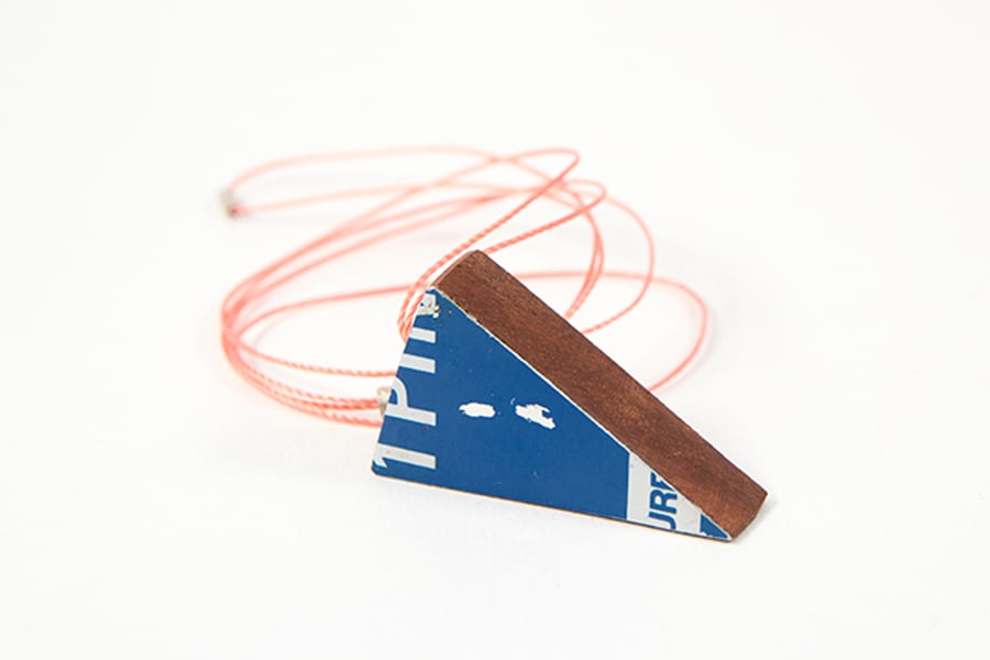 Triangle Blue Necklace