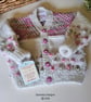  Bobble Design Hand Knitted Baby Girl's Cardigan with Merino Wool 6-12 mth size - Image 6