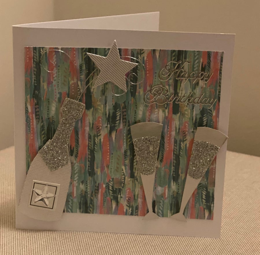 Handmade Pop Birthday card