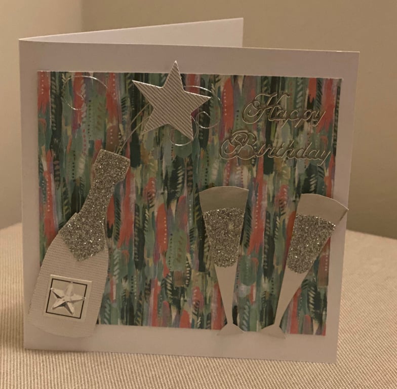 Handmade Pop Birthday card