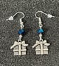 Tibetan Silver Drop Earrings - Christmas presents - Image 1