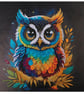 Owl 30x30cm crystal art kit