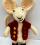 Morris the felted mouse