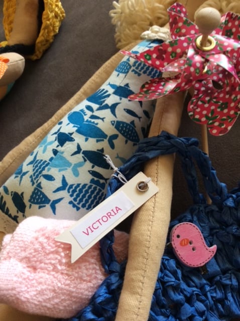 Victoria - Tilda type shelf dolly - Folksy