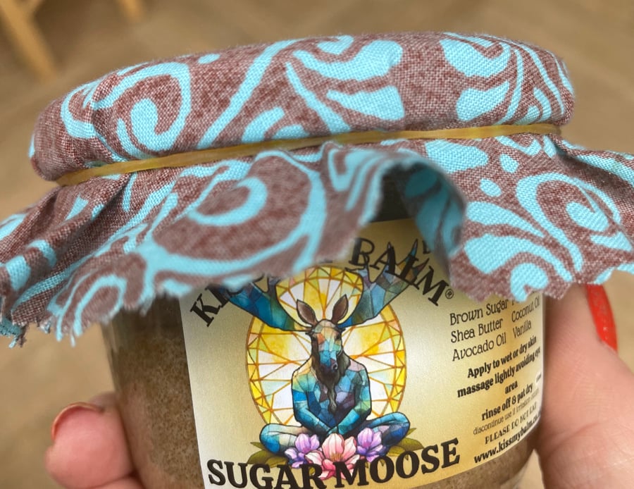 SUGAR MOOSE Brown Sugar & Cocoa Face Scrub