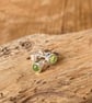 3mm sterling silver studs - various gems - Image 3