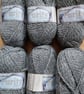 50g Twilleys Freedom Eco Purity Chunky 6 colours 783 light Grey 